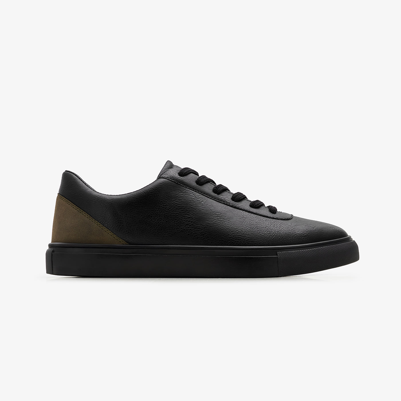 black sneakers