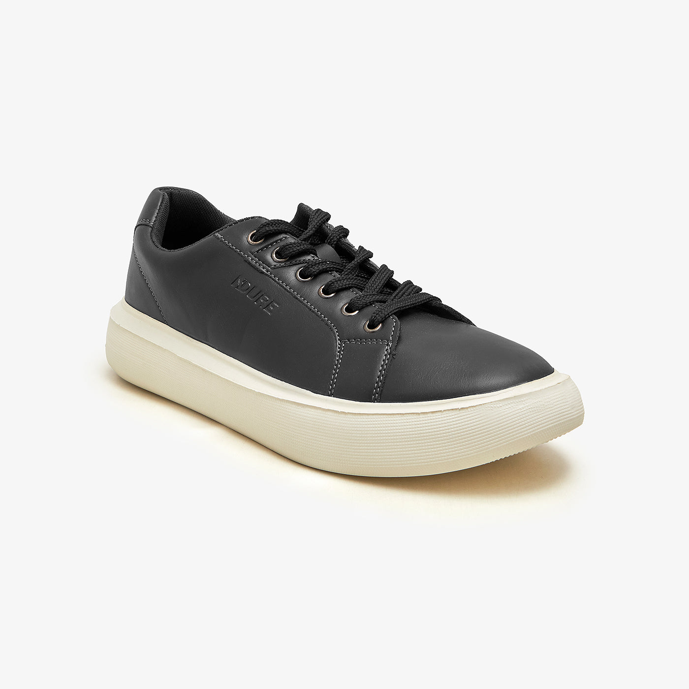 Ndure Black Casual Sneakers Women Ndure Leather Shoes Fashion Boat