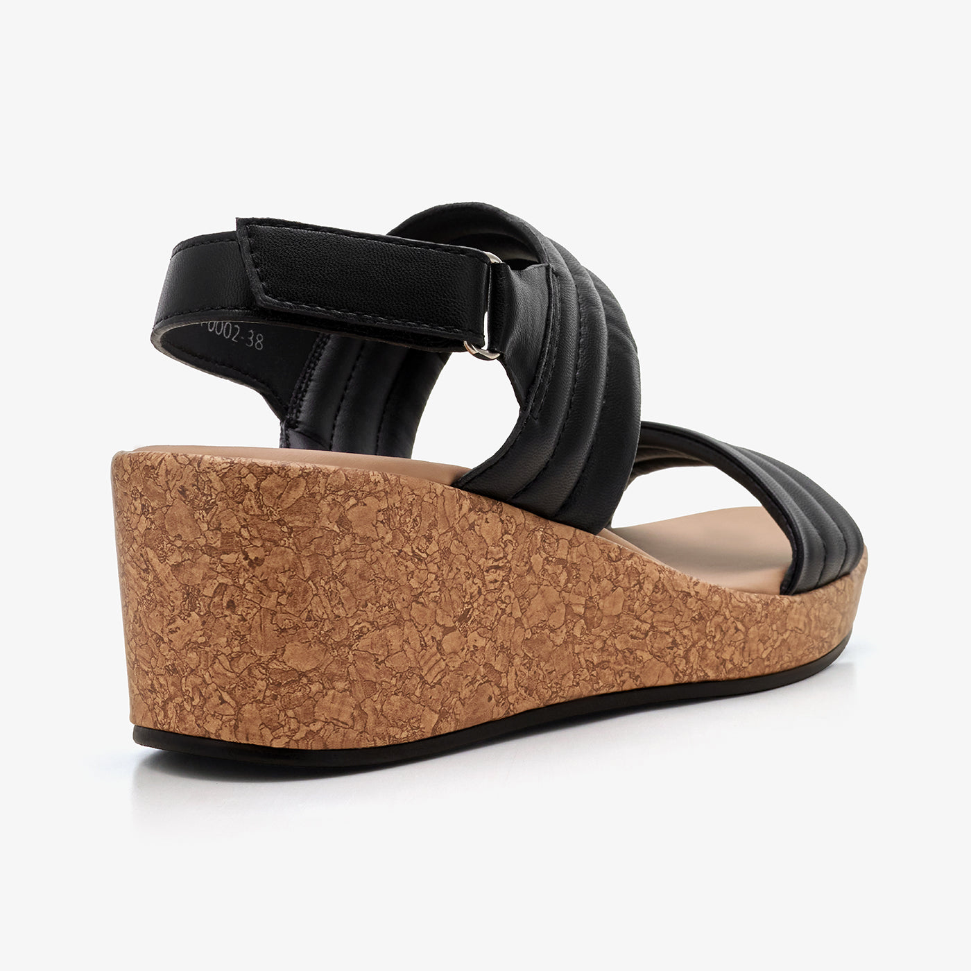 Women's Double-Strap Wedge Sandals