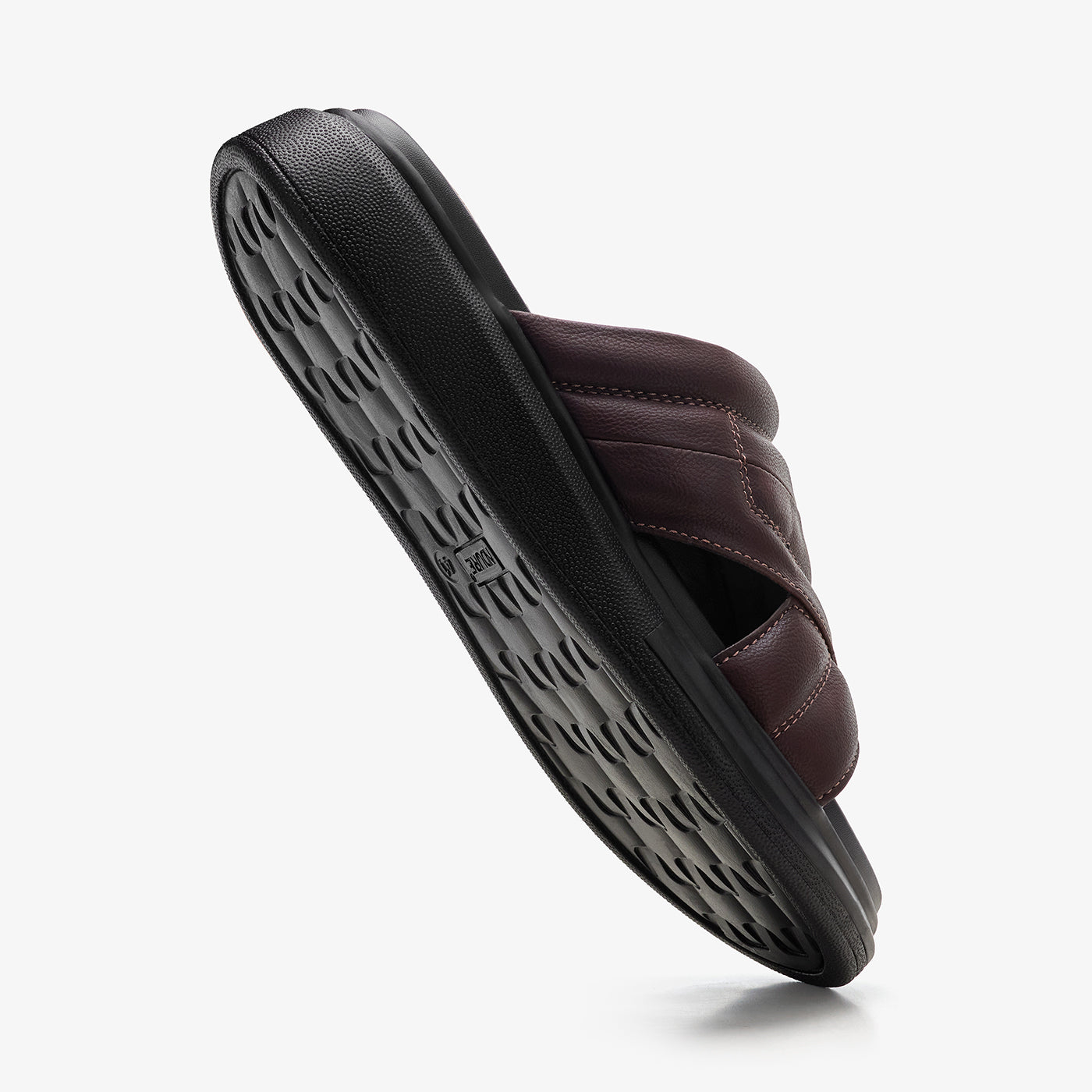 mens black slippers