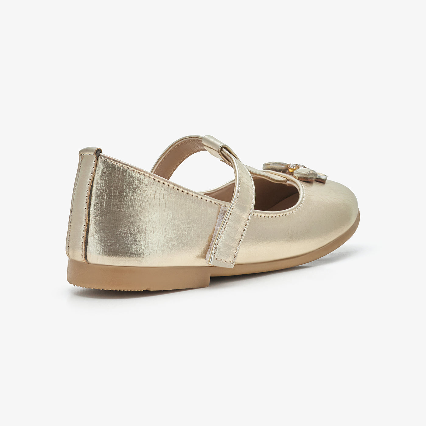 Girls' Metallic Mary Janes