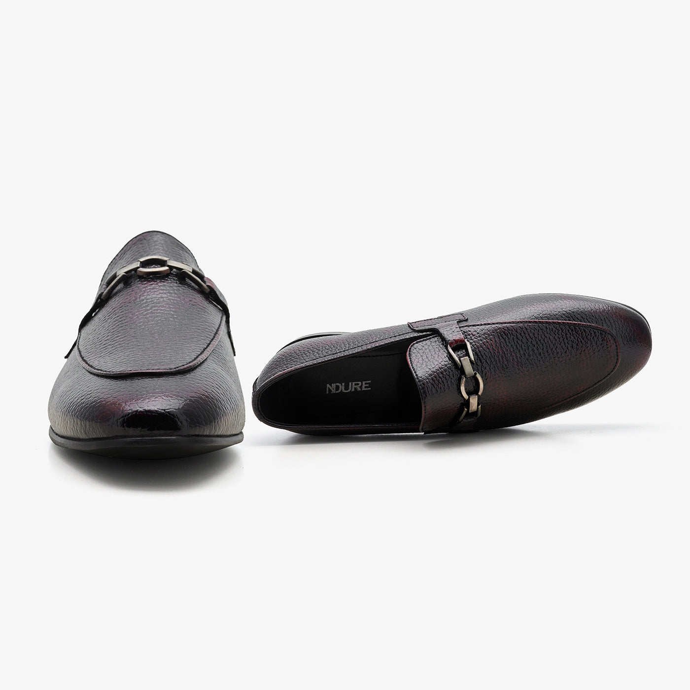 Men's Loafers with Metal Detail