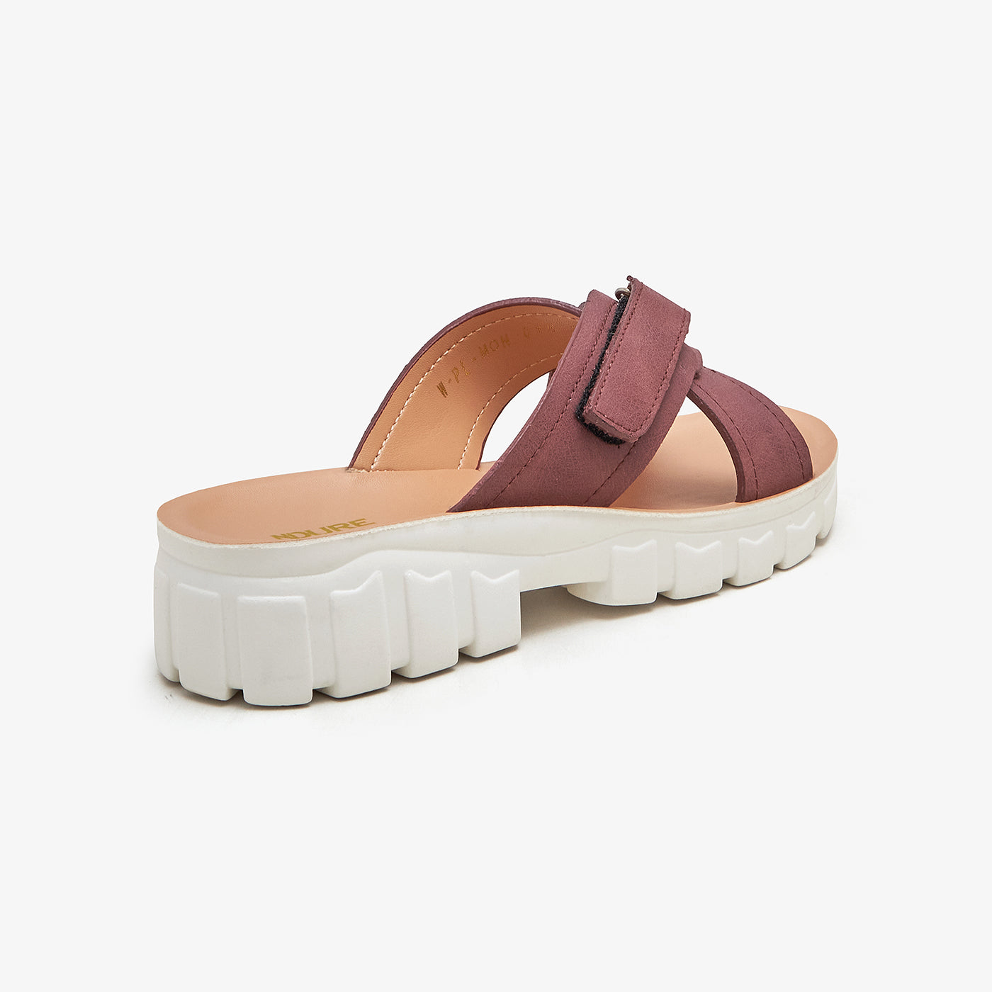 Women's Cross Buckled Slides