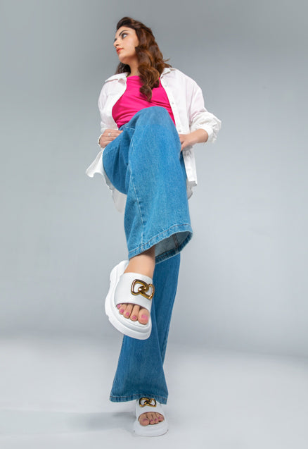 Women's padded Slides