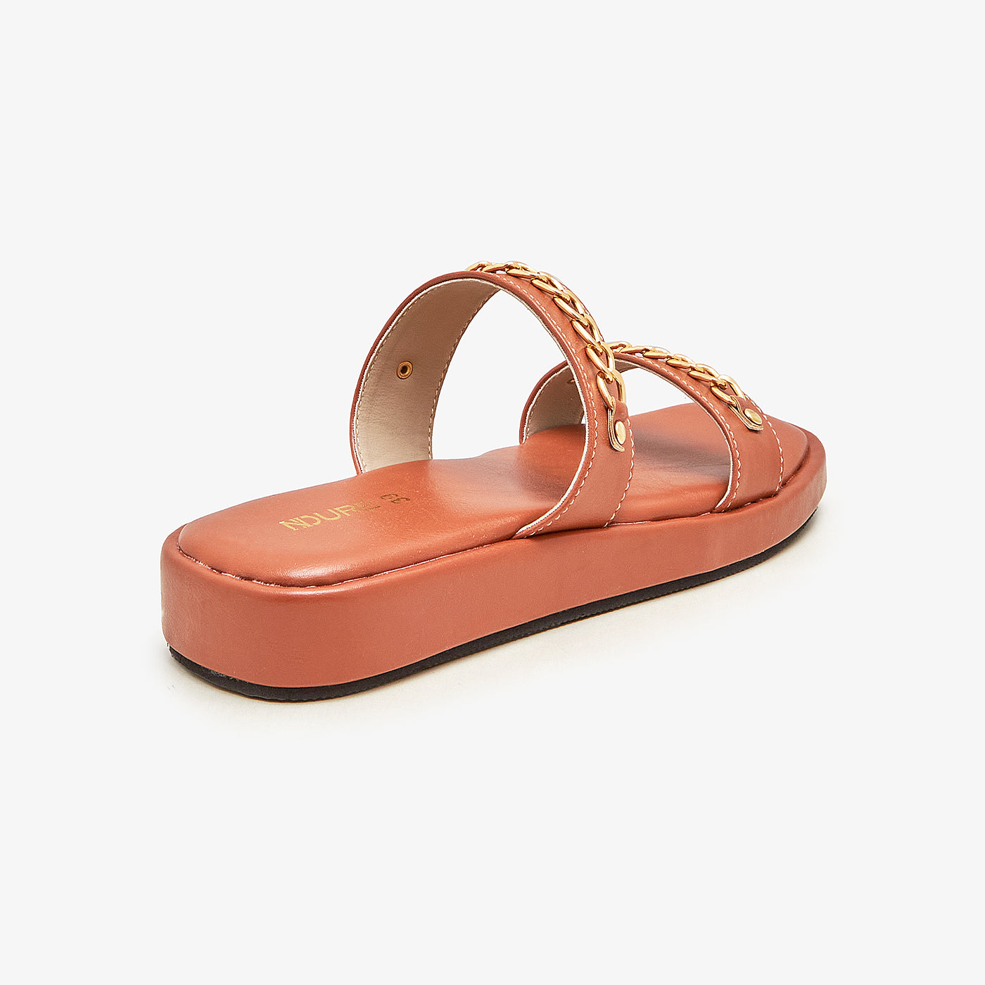 Women's Chain-Strap Slides
