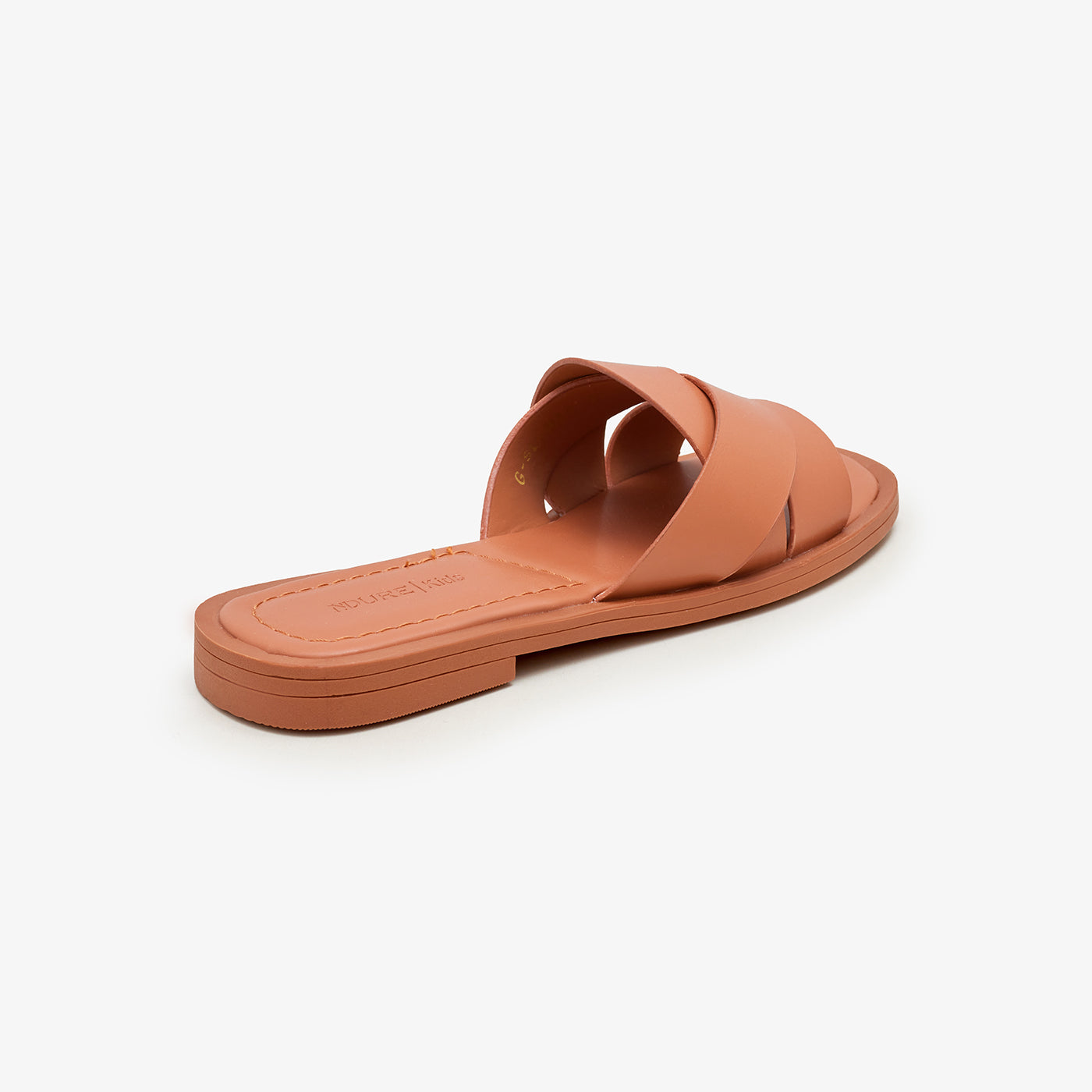 Girls' Twisted Strap Slides