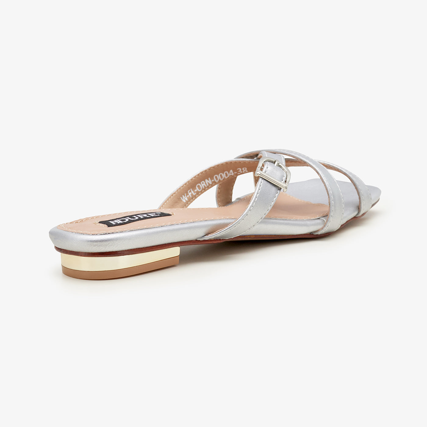 Women's Shiny Straps Slides