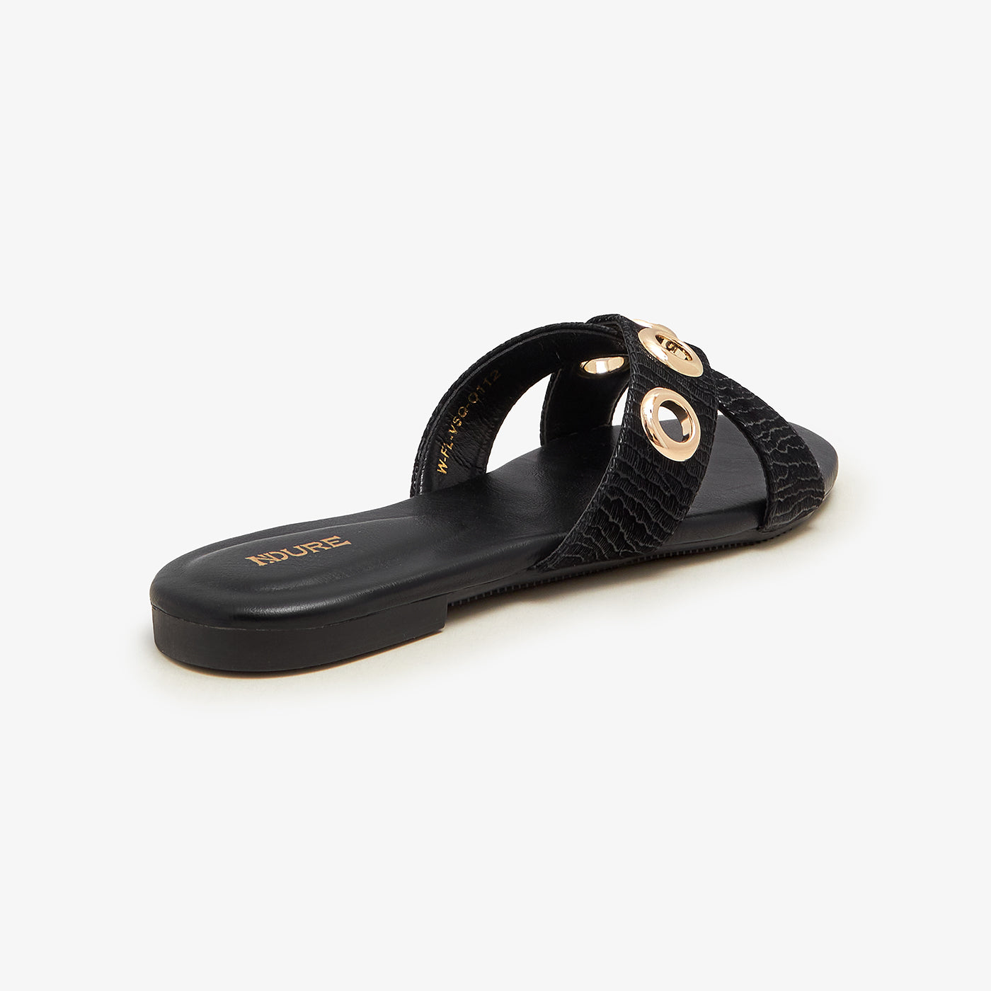 Women's Metal-Applique Slides
