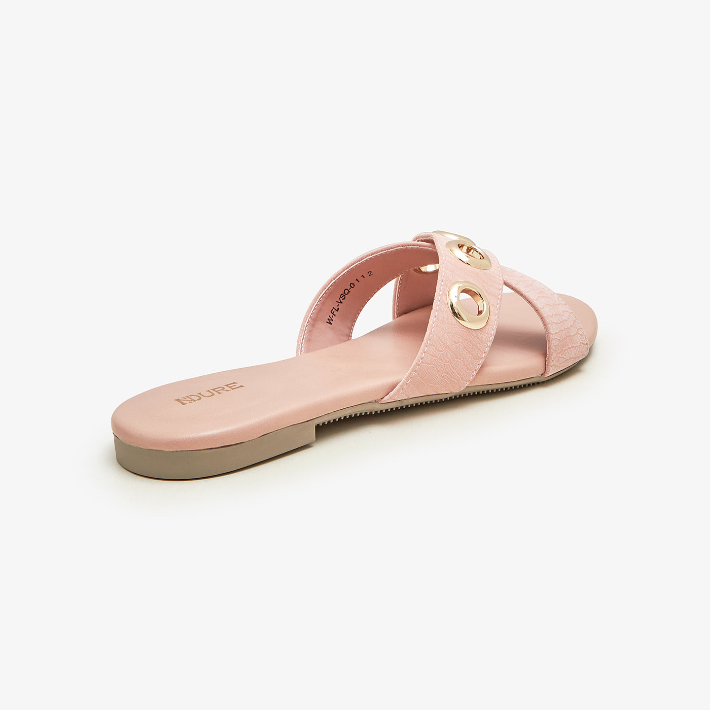 Women's Metal-Applique Slides