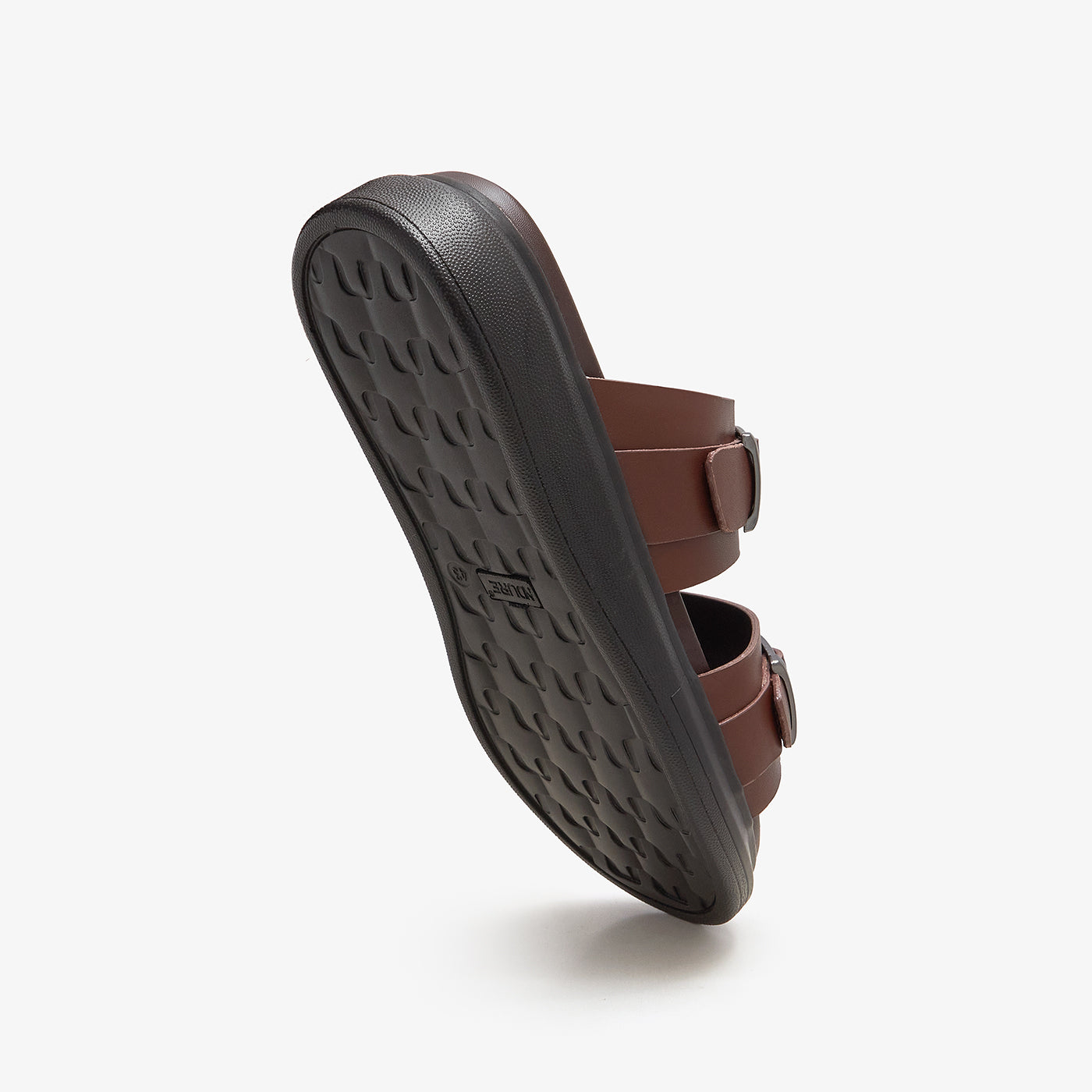 brown chappal