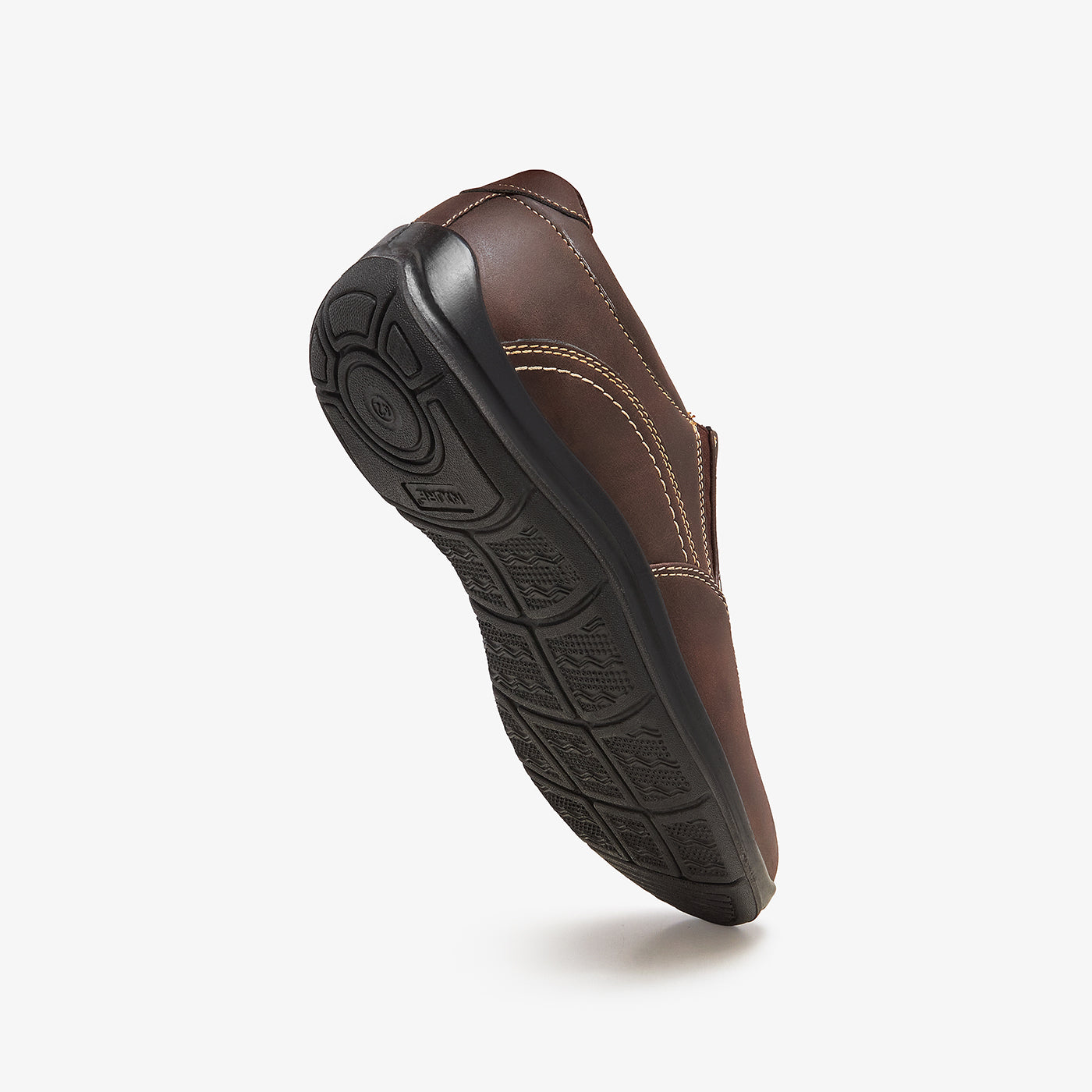 casual brown loafers