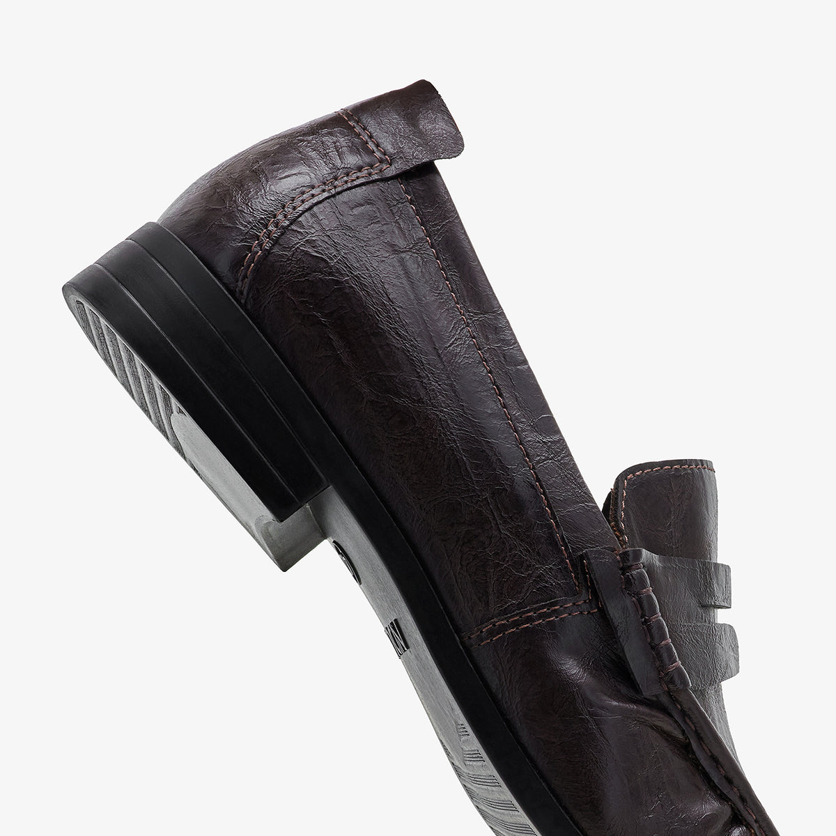 Men’s Textured Penny Loafers