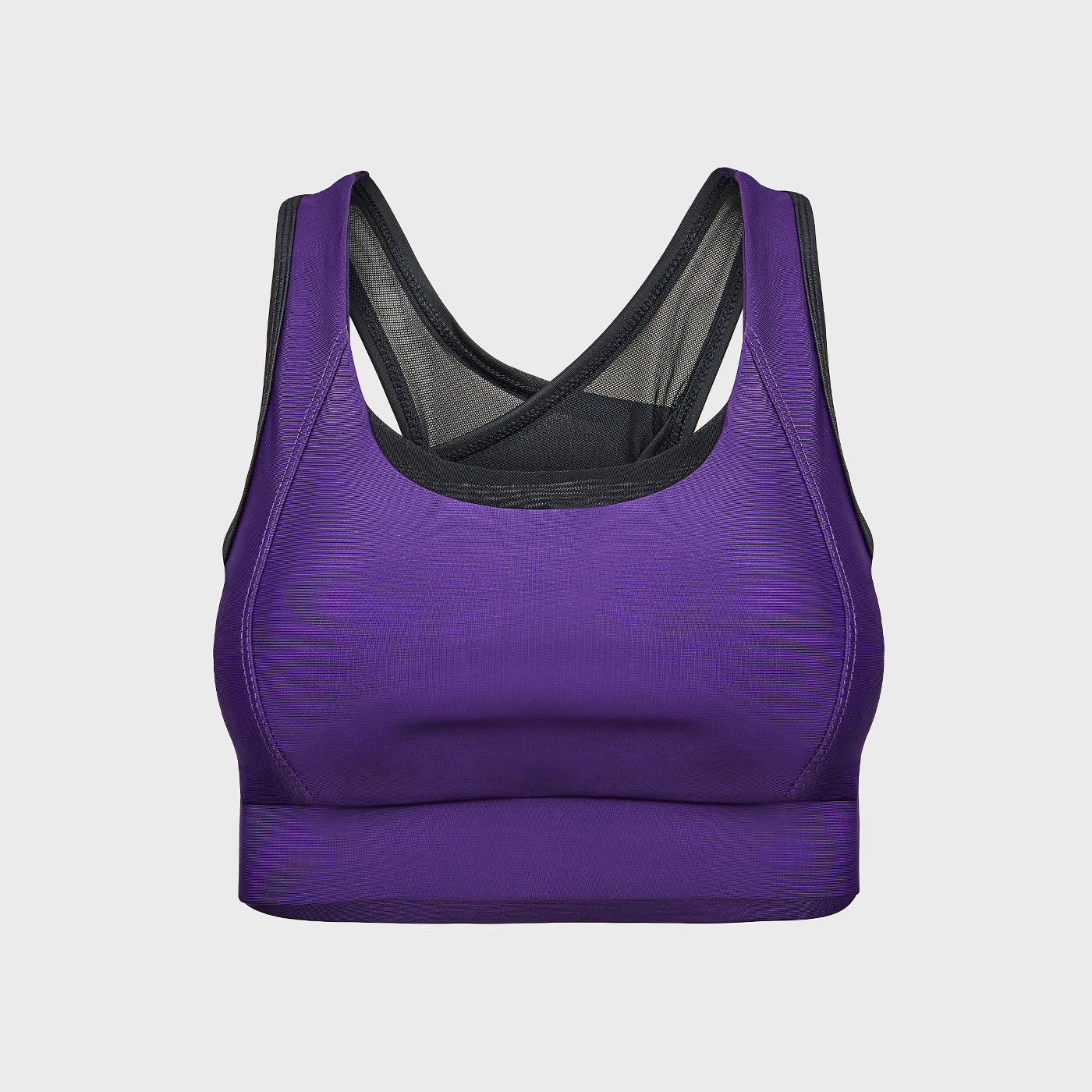 Polyamide sports bra - dark purple - Undiz