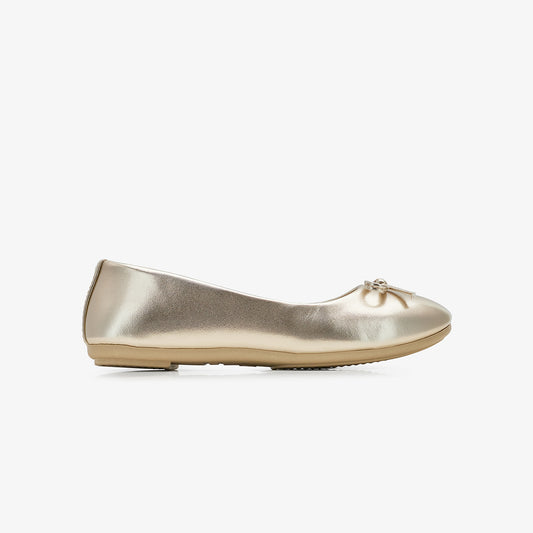Girls' Metallic Pumps