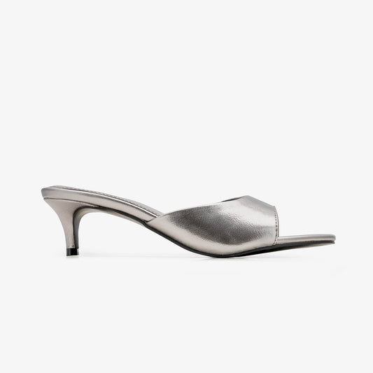 Women’s Metallic Kitten Heels