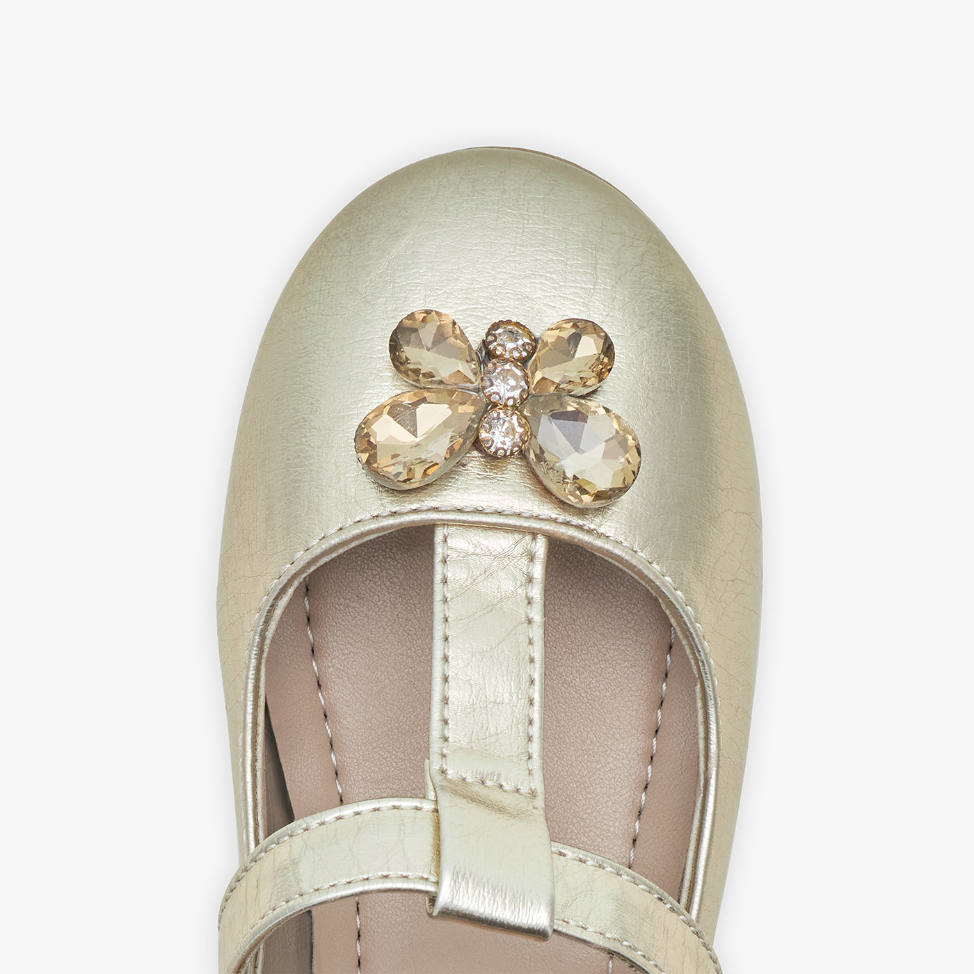 Girls' Metallic Mary Janes