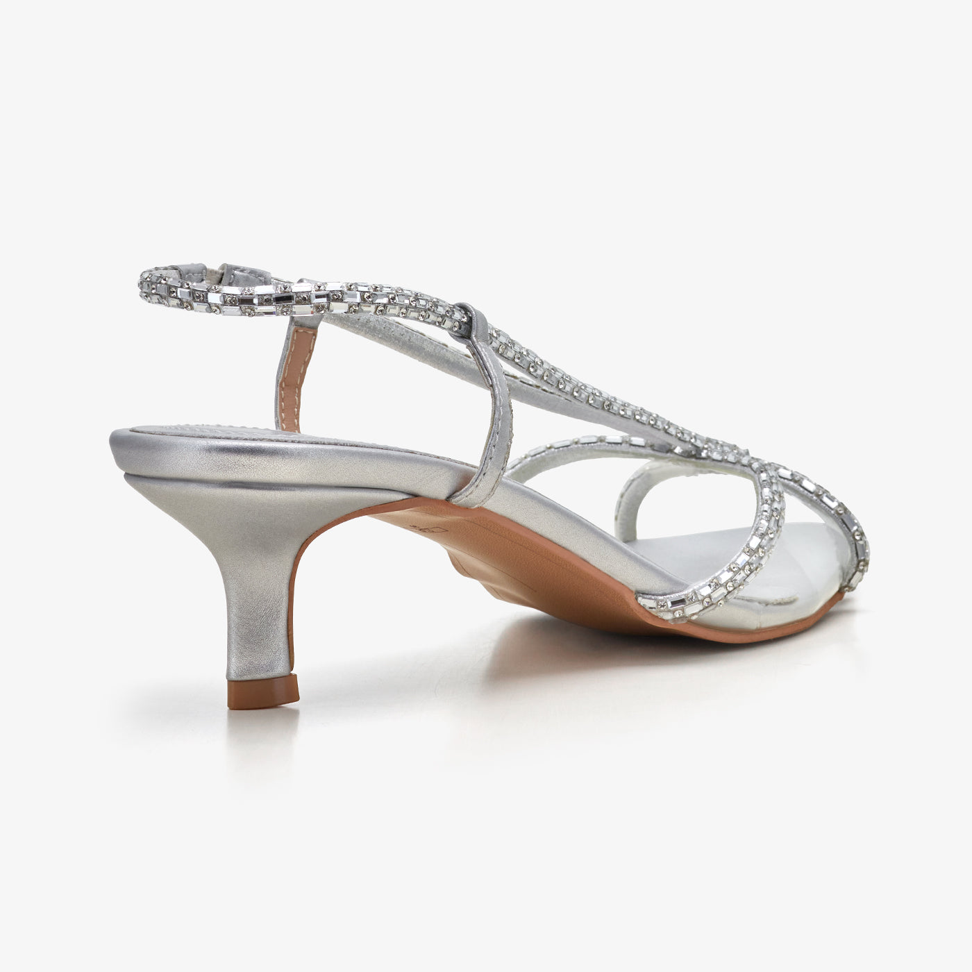 Women’s Rhinestone Kitten Heels