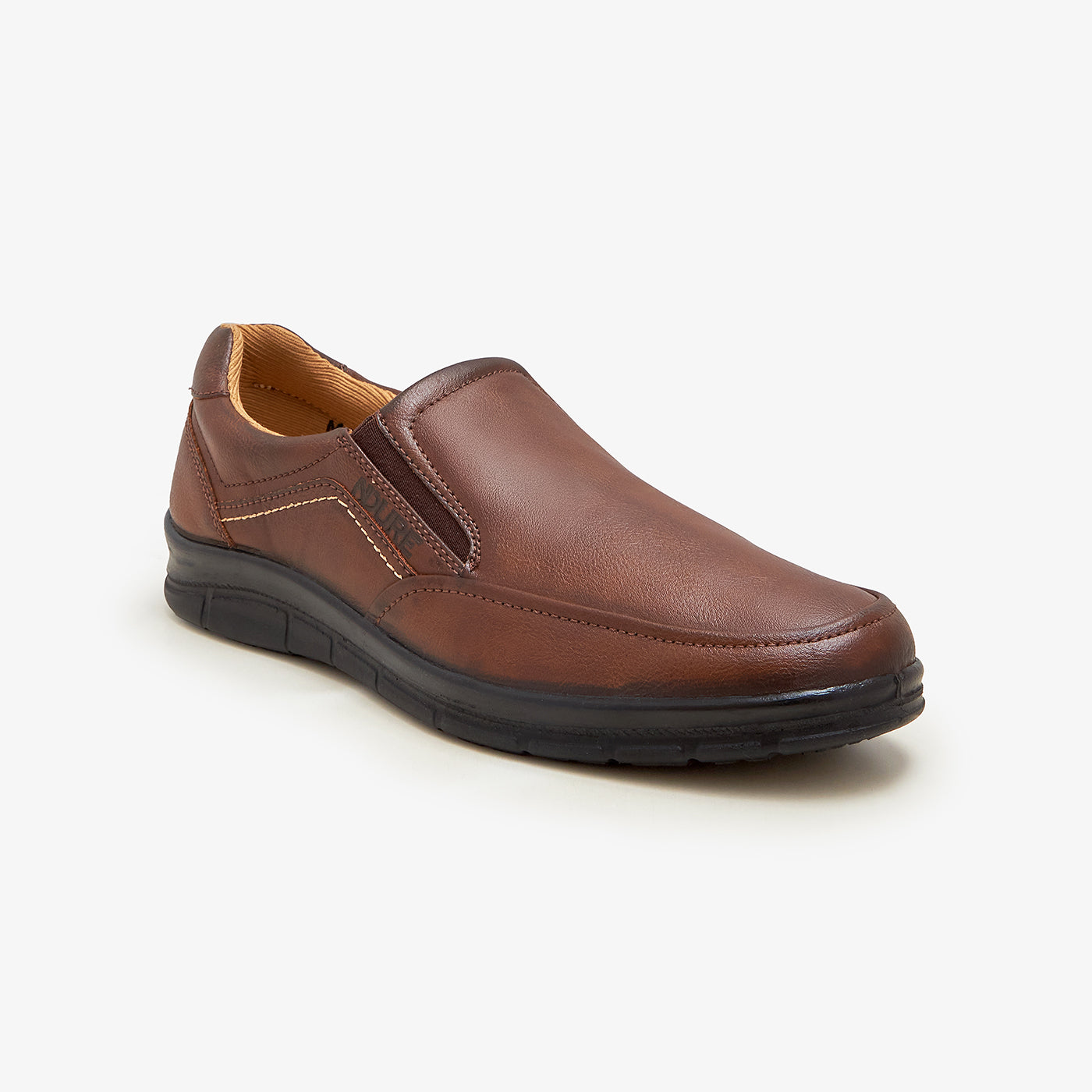 mens dark brown loafers