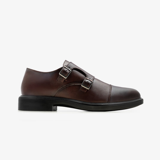 Men's Double Monk Strap Shoes