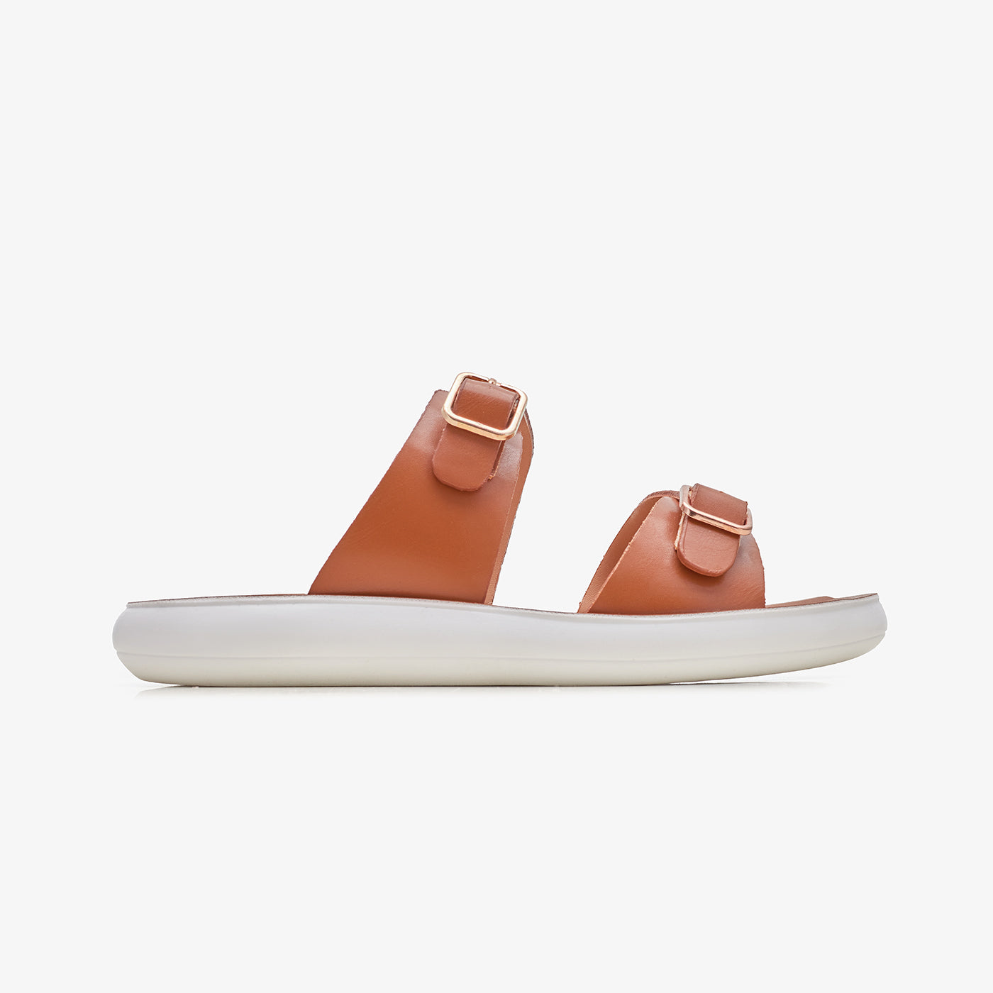 Women's Double - Buckle Slides