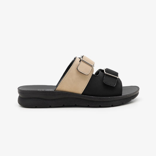 Women's Buckled Slides