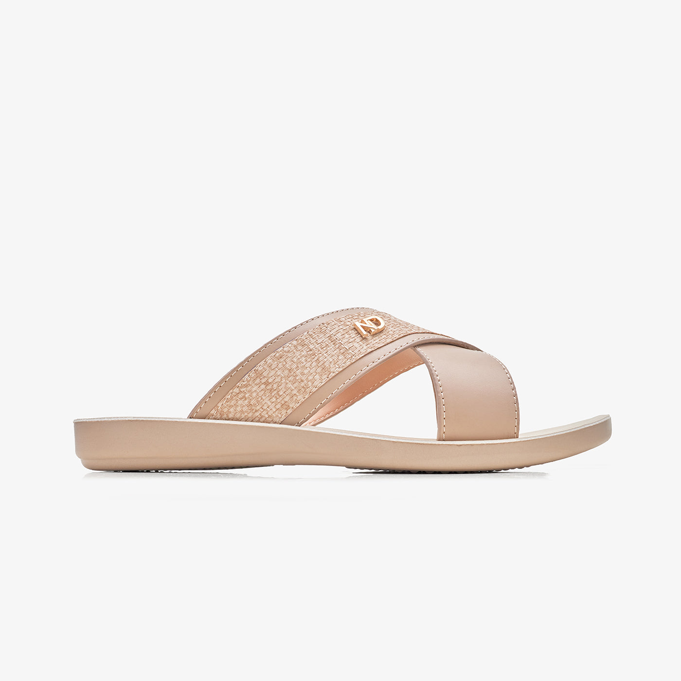 Women’s Crossed Strap Slides