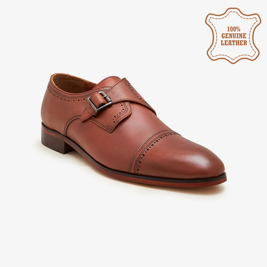 Men's Single Monk Strap Shoes