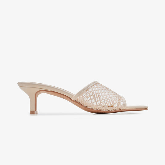 Women's Mesh Kitten Heels