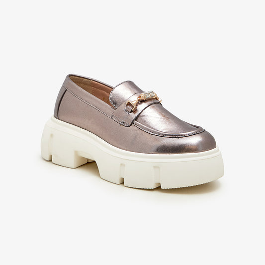 Women's Chunky Trim Loafers