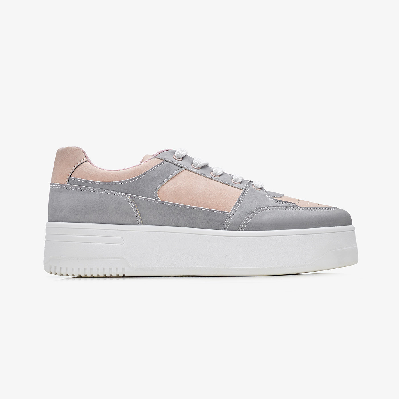 Women’s Contrast Panel Platform Sneakers