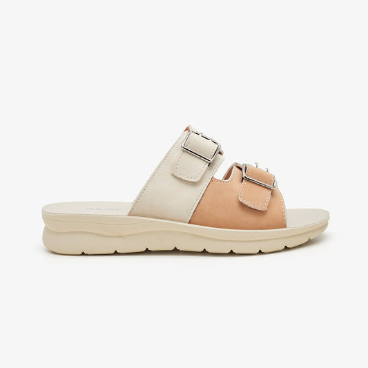 Women's Buckled Slides