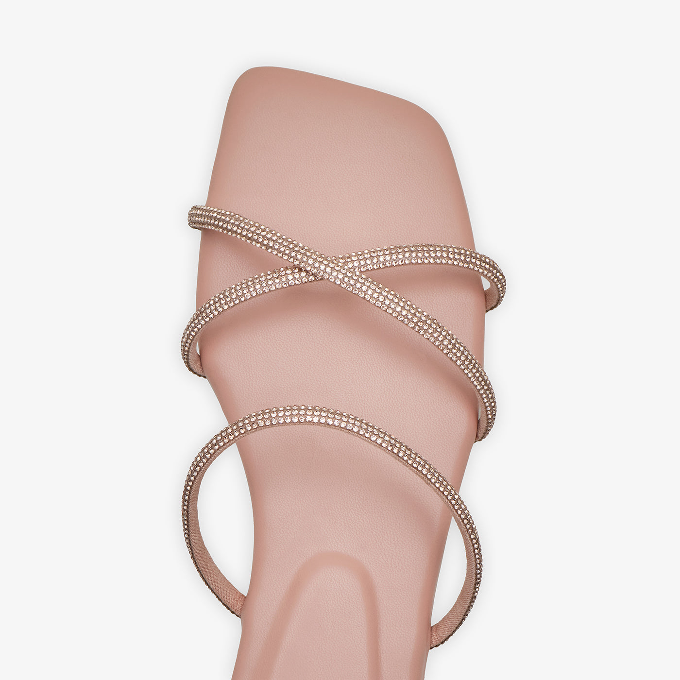 Women's Strappy Embellished Slides