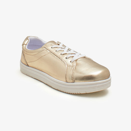 Girls' Metallic Sneakers