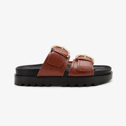 Women's Double Strap Slides