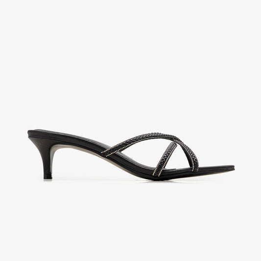Women's Strappy Rhinestones Heels