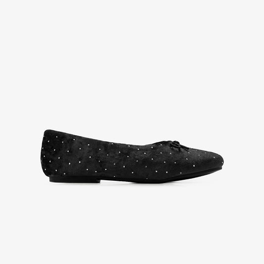 Girls' Suede Ballet Flats
