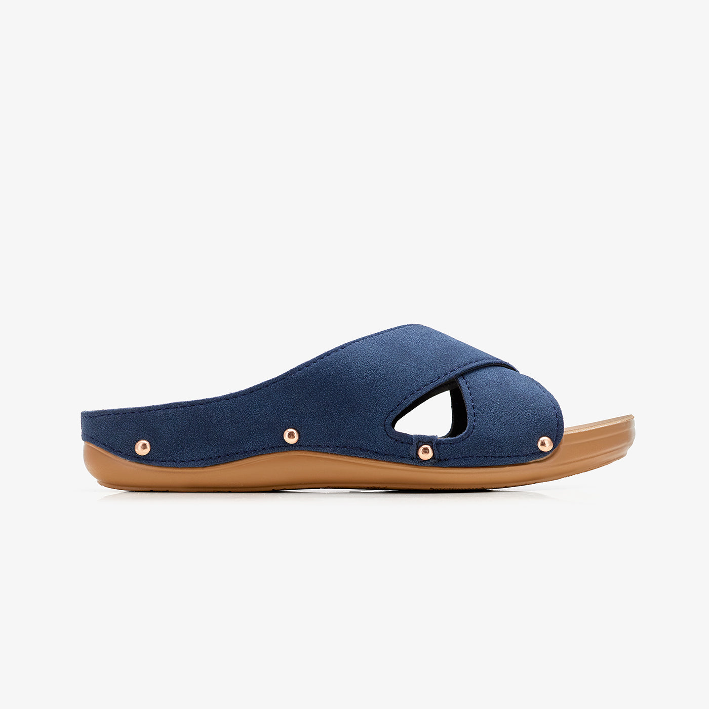 Women's Cross Strap Slides