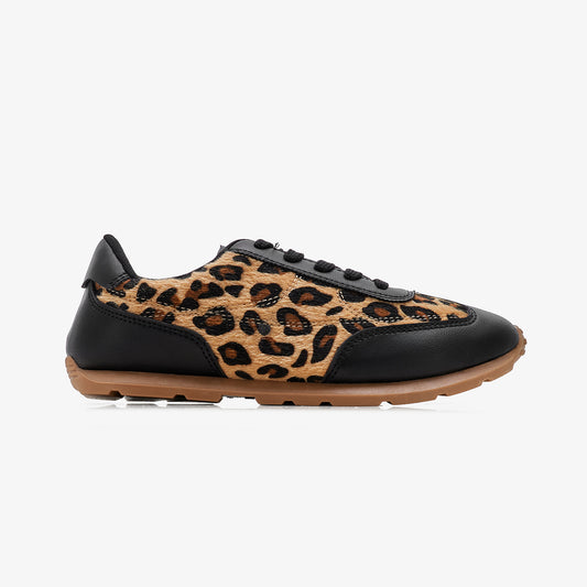 Girls’ Leopard Print Sneakers