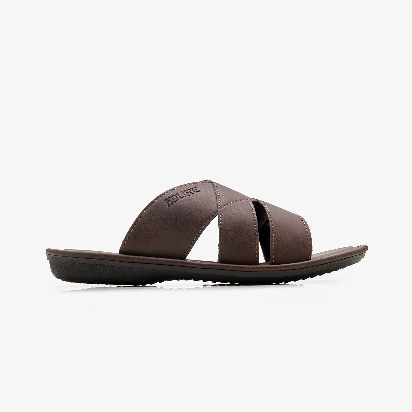 Men's Crossed Strap Slides