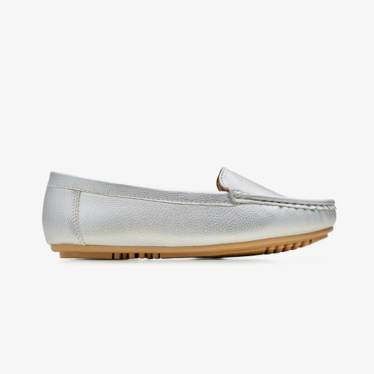 Women's Metallic Loafers