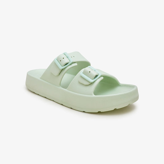 Girls' Puffy Slides