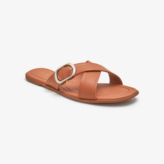 Women’s Buckled Slides