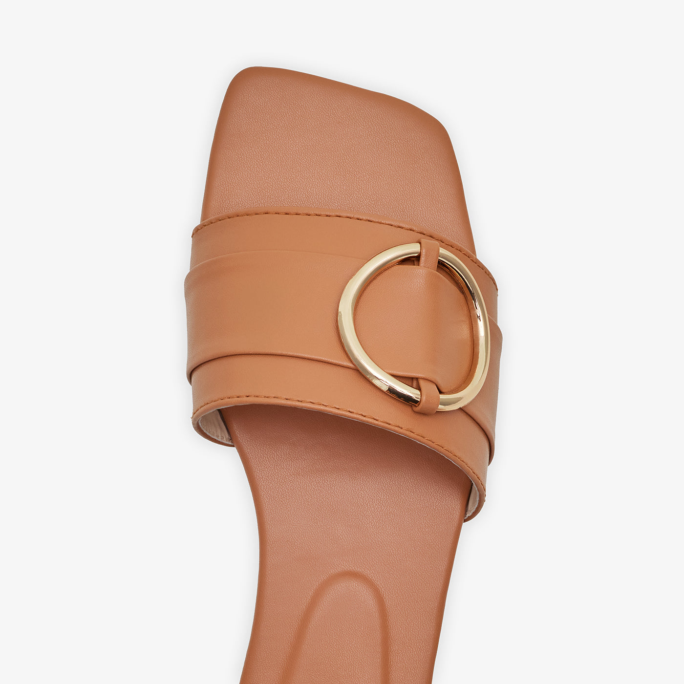 Women's Slide with Metal Ring Detail