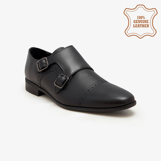 Men's Double Monk Strap Shoes