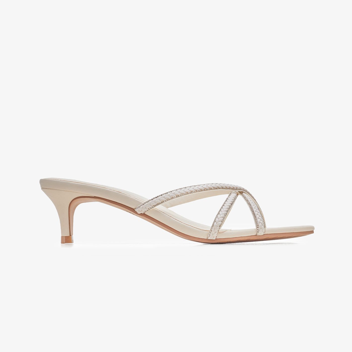 Women's Strappy Rhinestones Heels