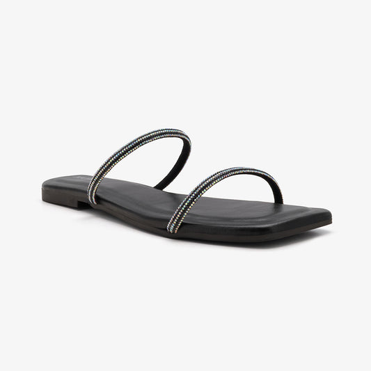 Women's Embellished Slides