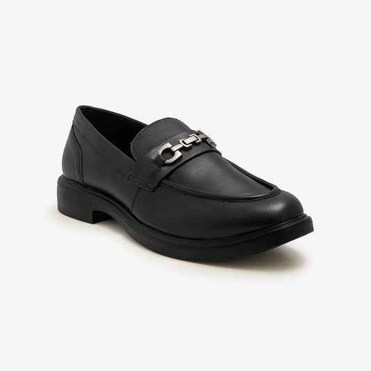 Men's Loafers with Metal Detail