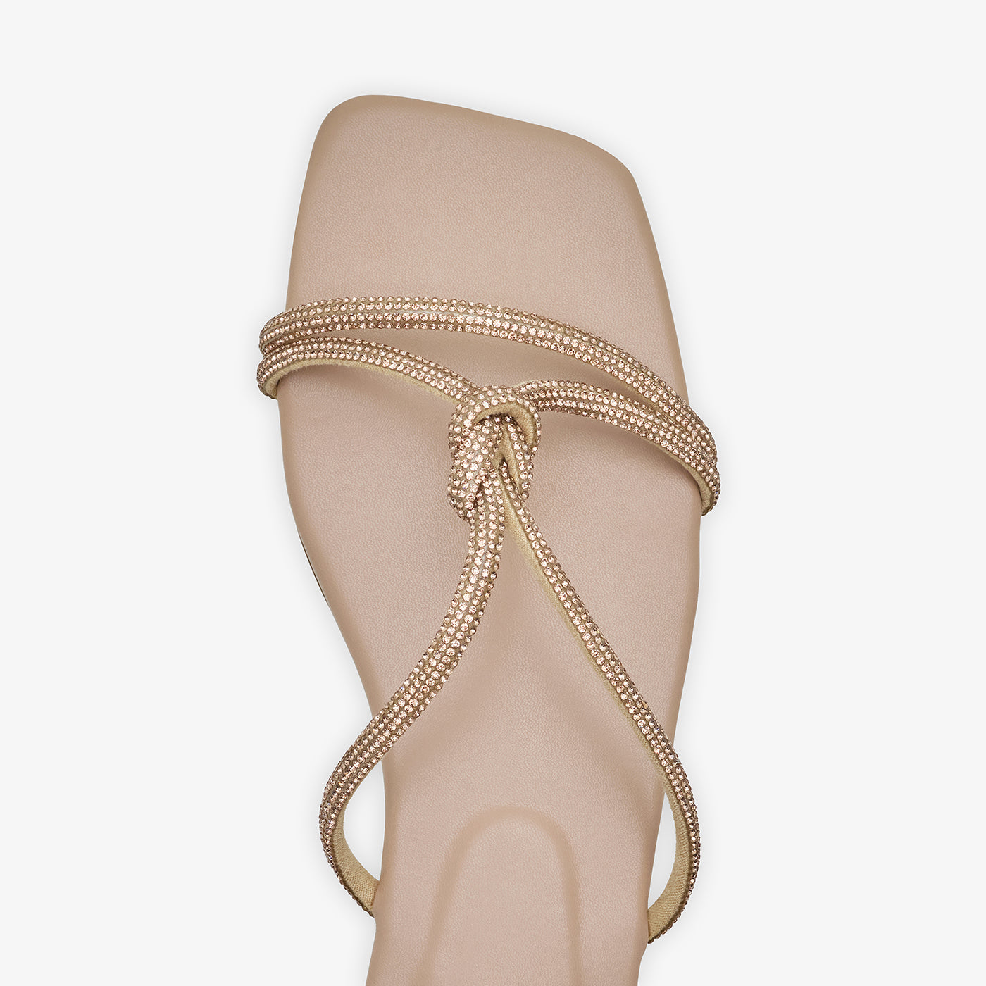 Women's Cross-Strap Rhinestones Slides