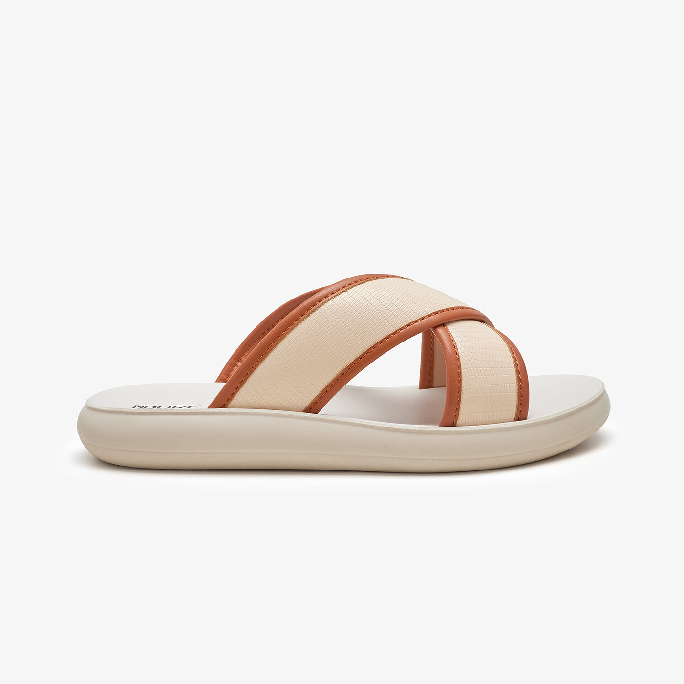 Women's Cross Strap Slides