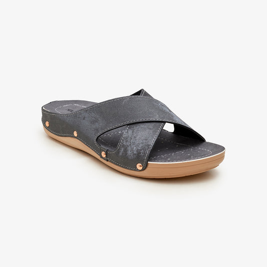 Women's Criss-cross Slides